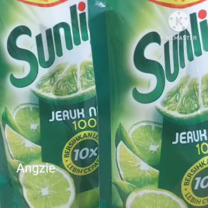 Harga 2 pouch Sunlight Cairan pencuci piring Jeruk nipis kemasan pouch 635 ml