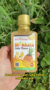 Cuka Nanas Obat Diabetes Organik Premium 330ml - Makkata Cuka Nanas Asli Original With Mother