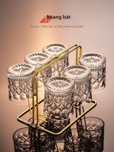 BOANG | Thick Glass Whiskey & Beer Cup Set with Stand