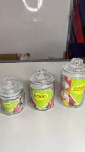 Lọ thủy tinh đựng gia vị- lọ lục giác có nắp đậy giăng kín đủ size
