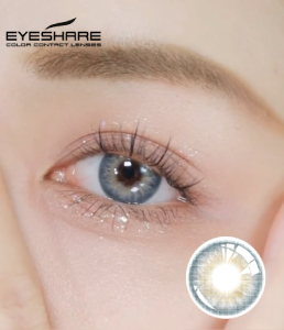 (COD)2 buah/1 pasang JOLIE DIVA Seri softlens lensa mata penuh gaya dan cantik softlens color alam Brown/Gray/Purple/Green lensa kontak Hydrating and comfortable to wear diameter 14.2MM