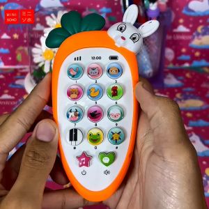 Mainan Bayi HP Baby Music Phone Puzzle Mobile Ponsel Musik Edukasi Baby Bilingual Bunyi Telepon Lucu