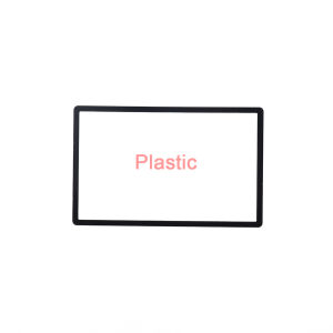 For 2DS Top Screen Plastic Mirror Lens Outer Cover Panel Replacement Upper LCD Surface Cover Repair Spare Parts