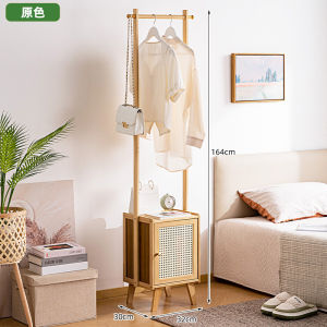 Luxurious Ultra-Narrow Integrated Bedroom Closet Stand Bamboo Material Multi-Functional Home Furniture Shirt Storage Solution