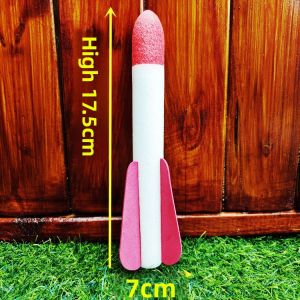 JIFANPAUL | Childrens Outdoor Rocket Movement Toy Flashing Projectile Air Pressure Pedal Launcher