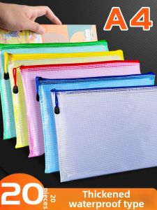 Zippered Transparent Waterproof File Bag
