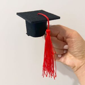 Mini Graduation Cap Hair Clip Bachelor Hat Hair Band Kindergarten Graduation Costume Photo Prop Cute Fashionable Hair Accessory