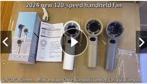 NEW【 120 Speed 】 Portable USB Mini Fan kipas mini kipas tangan Mini Fan Rechargeable Handheld Fan with Led Display.