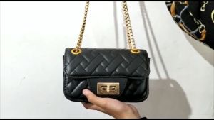 Tas selempang wanita tali rantai sling bag kecil cewek polos tas slempang mini shoulder bag pesta