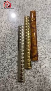 Kuku Keramik / Bon Bon Ulir Gold / Silver / Marble Brown 20CM