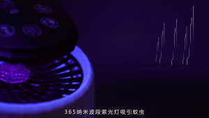 High mosquito elimination Portable USB ElectricMosquito Killer Lamp Lamp LED Flying Fly Insect Killer Mosquito Traps Perangkap Lalat Pest Catcher Air Suck Insect Fly mute