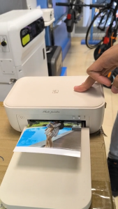 Máy in ảnh màu CP4100 SHINEDI không cần mực chỉ kết nối Bluetooth in từ điện thoại di động hỗ trợ nhiều kích thước khác