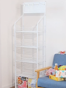 Supermarket Shelves display grocery rack 5 layers for Store rack kitchen rack organizer space save Snack Shelf Convenience Store Multi-layered Shelf