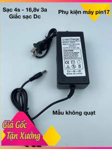 Sạc 4s 168v 3a có quạt tản nhiệt cao cấp giắc sạc Dc 55