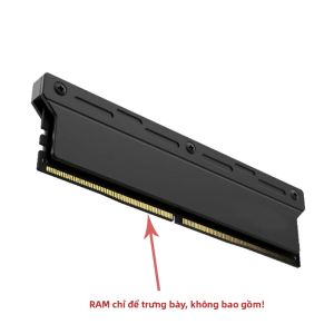 Hợp Kim Nhôm CNC RAM Tản Nhiệt Cho DDR3/4/5 Máy Tính Để Bàn & Bộ Nhớ Máy Chủ Áo Giáp Làm Mát Áo Giáp Đen/Trắng/Xám 1 Cái/gói