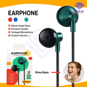 [COD] NANVAN NVN-HF18 HEADSET EARPHONE JACK 3.5MM / TYPE USB C WITH MIC AND VOLUME CONTROL PREMIUM