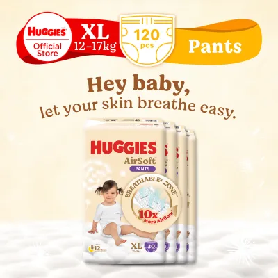 Huggies Airsoft Pants XL 30S Case - Packaging may vary