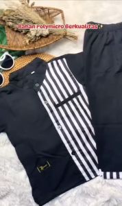 Setelan koko salur anak laki-laki terbaru 1-10 tahun baju koko anak cowik keren baju mulim lebaran