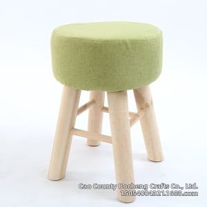 MOLORE | Practical Stylish Cloth Removable Wooden Stool