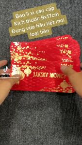 [SẴN HÀNG] Combo 10 Bao Lì Xì Tết Lucky Money  Bao lì xì Tết 2025 lịch sự đẹp mắt trang trọng