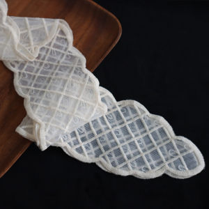 Yashlie Lace Curtain Tie White Korean Style Decorative Precise French Method Fairy Atmosphere Design Home Textile Window Treatment