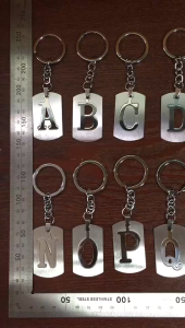 A-z Stainless Steel Initial Keychain – Personalized Letter Charm For Daily Carry & Bag Pendant Ideal Gift For Him & Her