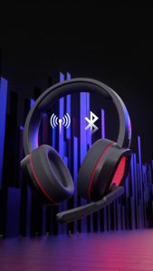 GAMEN Headphone Gaming Dual Mode Pro Headset Low Latency Shadow II Wireless Wired
