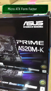 Funhouse | Asus AMD Prime A520M-K DDR4 HDMI VGA M.2 USB 3.1 Micro-ATX Socket AM4 Motherboard