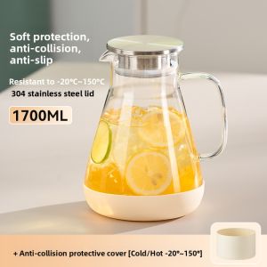 GIANXI | Durable Glass Water Bottle for Home Use Large Capacity Cool Water Bottle