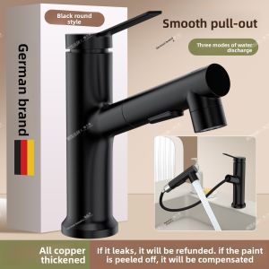 YALANDENG | Pull-Out Faucet for Bathroom Basin
