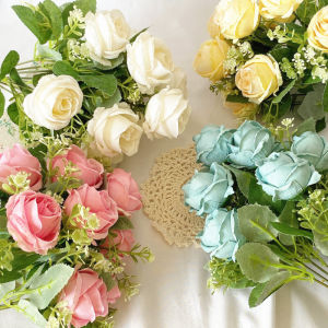 Valentines Day roses flower Single rose soap flower gift 15inches/Interior decoration rose/Wedding rose decoration