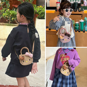 Túi Đeo Chéo Hellokitty Dễ Thương Túi Xách Trẻ Em Túi Đeo Vai Bé Gái Túi Xách Nhỏ Túi Xách Mùa Thu Đông Phong Cách Mới 2025