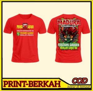 T-Shirt Kaos BONEK Cotton 30s Ukuran Anak Dan Dewasa