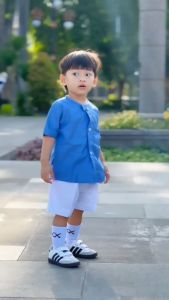 ORIZANO Kanaka Set - Baju Anak Laki Laki Setelan Kemeja Anak Kekinian Model Terbaru 2024