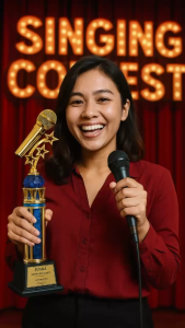 Trophy Badminton EP3062A /N39 / Trofi Badminton / 羽毛球奖杯