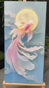 Tranh treo tường hào quang của phật trang trí decor phòng khách phòng thờ TT124