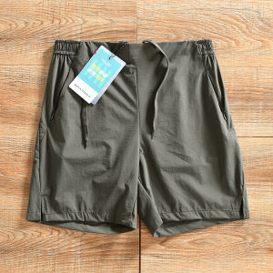 Quick Dry Breathable Summer Mens Outdoor Sports Casual Pants Thin Short Shorts Versatile Workwear Straight Leg Nylon Shorts