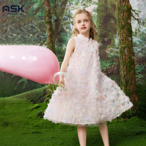 Ask Junior | New No-Sleeve Princess A-Line Girls Dress