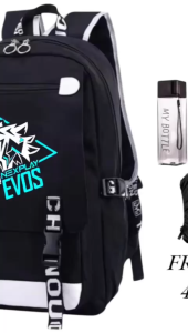Tas Ranael Anak Sekolah Laki Laki Sd Smp Fashion 4in1 EVOS AS 0138 Ransel Cowo Paket Murah