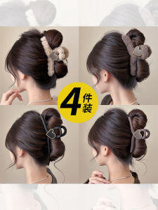 Large Plush Shark Hair Clip Womens New 2025 Fashion Sensation Hair Accessories Hair Barrettes Back of Head Hair Clips Hair Accessories