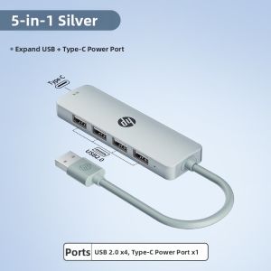 HP | Power Supply Multi-Device Connectivity Multi-Port USB Hub