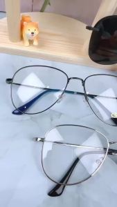 👓กรอบแว่นตา GEZE 1ClipOn รุ่น RY1025 - C4 เต็มกรอบสีเทา ฟรี คลิปออนกันแดดสีดำ Polarized เปลี่ยนเป็นแว่นตากันแดด ป้องกันแสงแดด รังสี UVA UVB UV400