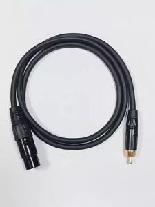 Cáp Âm Thanh Đồng Trục Mạ Vàng XLR Cái/đực Sang RCA Đực 3 Chân Có Lớp Chắn Dùng Cho Loa Micro Màn Hình - Nhiều Độ Dài 0.5m-15m
