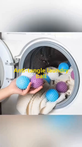 【SG Seller】❤️️Large Size Laundry Balls❤️️ Reusable For Washing Machine Dryer Better Cleaning Scrubbing Reduce Tangling