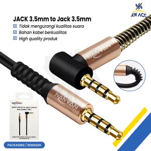 [KN ACC] NANVAN PREMIUM KABEL AUX JACK 3.5MM NEW MODEL GAMING