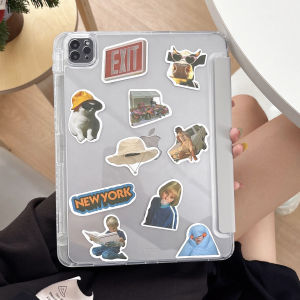 🔥ส่งจากไทย🔥ย้อนยุค สติ๊กเกอร์ พับรูปตัว Y เคส for iPad gen11 2025 11 air7 gen10 9 เคสไอแพด pro 2024 11 case มีช่องปากกา