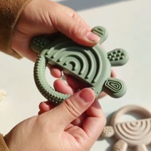 Lakoe Baby Silicone Teethers Prevent Finger Sucking Gloves Teether For Baby