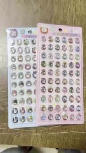Bandai | 2 Chiếc Nhật Bản 3D Nổi Bộ Miếng Dán Cho DIY Điện Thoại Di Động Trang Trí Anime Đồ Chơi Tay Tài Khoản Miếng Dán Quà Tặng Cho Trẻ Em