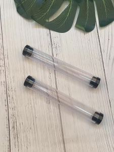 New 10Pcs/Set Pen Holder Case Cylinder Tube Pen Boxes Clear Ballpoint Pen Case Pen Container Storage School Office Supplies