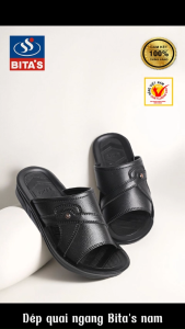 Dép da quai ngang Bitas nam(38-41)